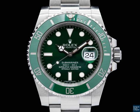 rolex submariner date 116610lv green dot dial watch men's|rolex submariner 116610 new.